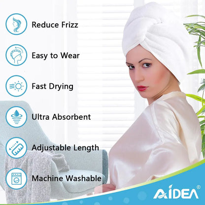 Microfiber Wrap Hair Towel