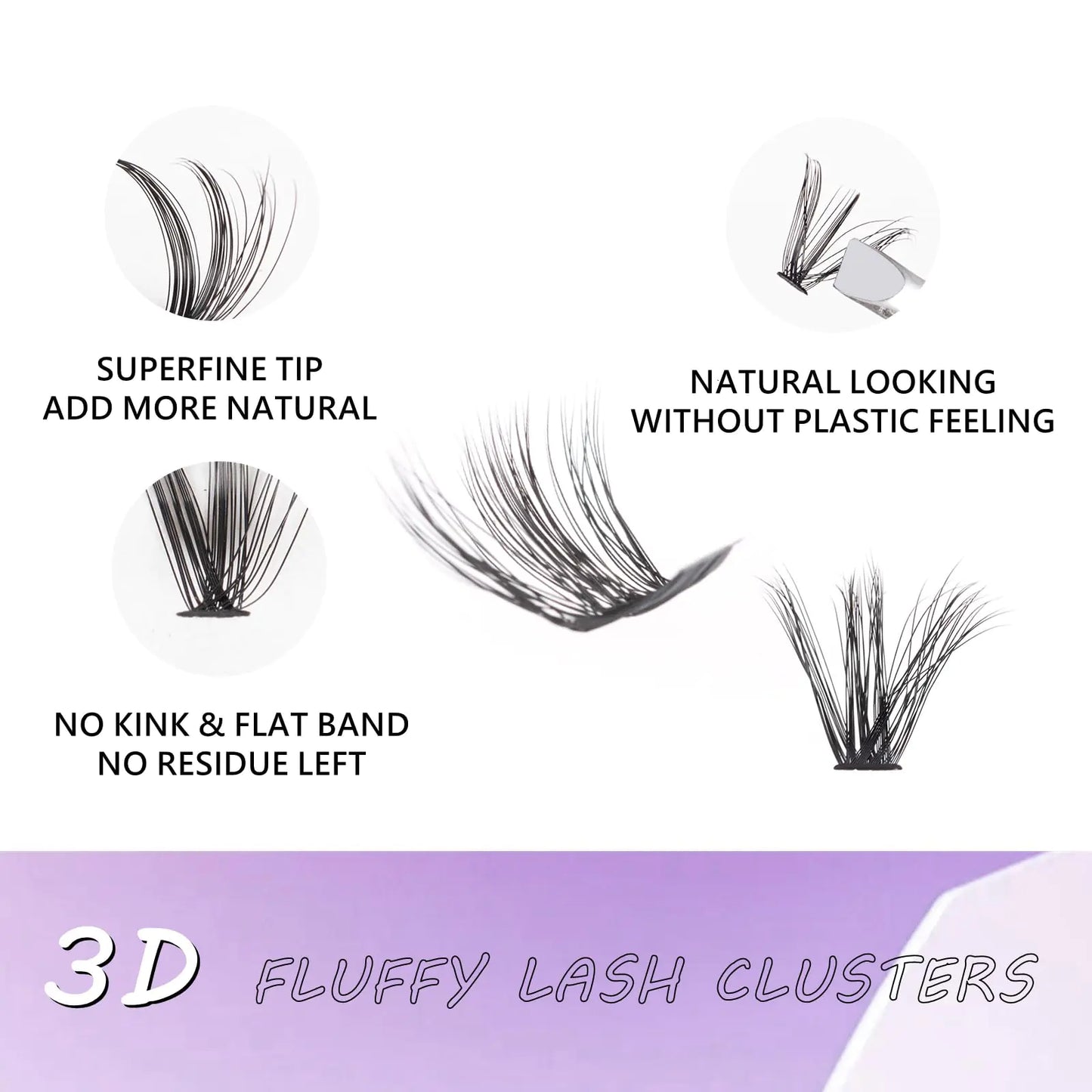 120 PCS DIY Eyelash Extensions