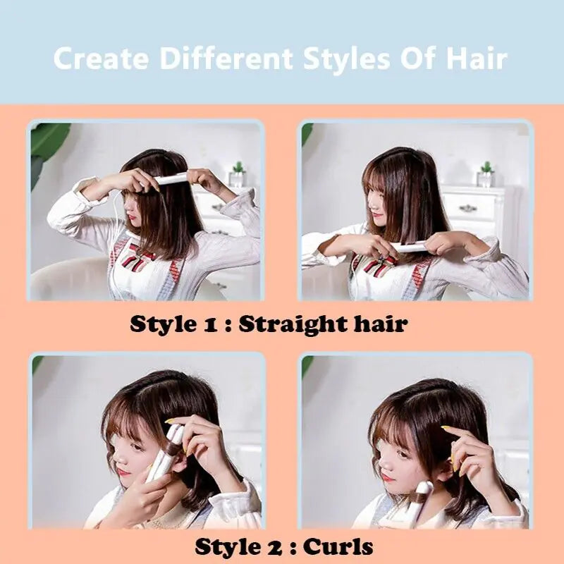 Mini Portable Hair Iron Hair Straightener