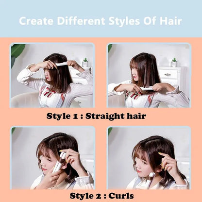 Mini Portable Hair Iron Hair Straightener