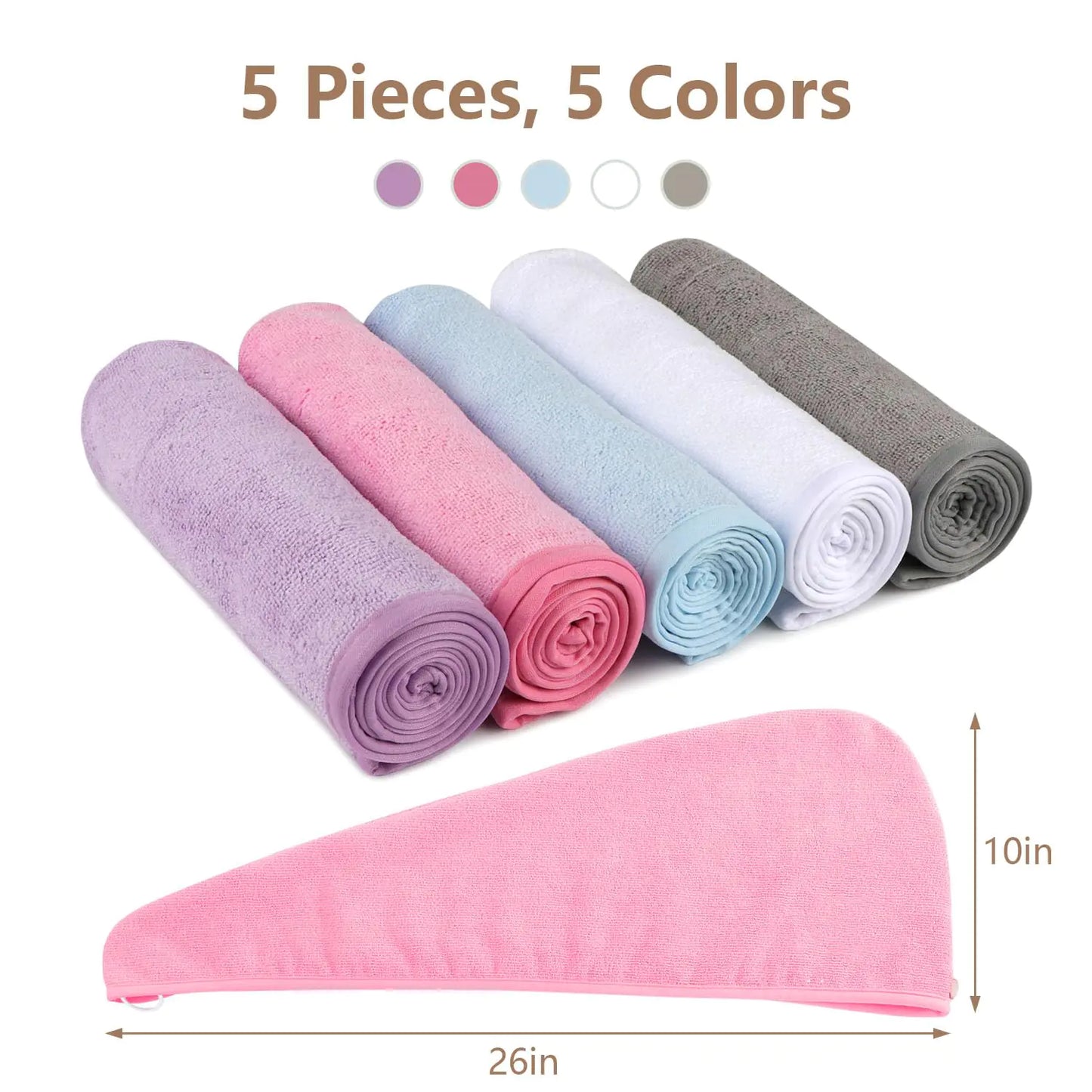 Microfiber Wrap Hair Towel