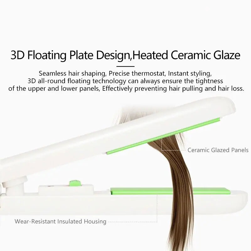 Mini Portable Hair Iron Hair Straightener