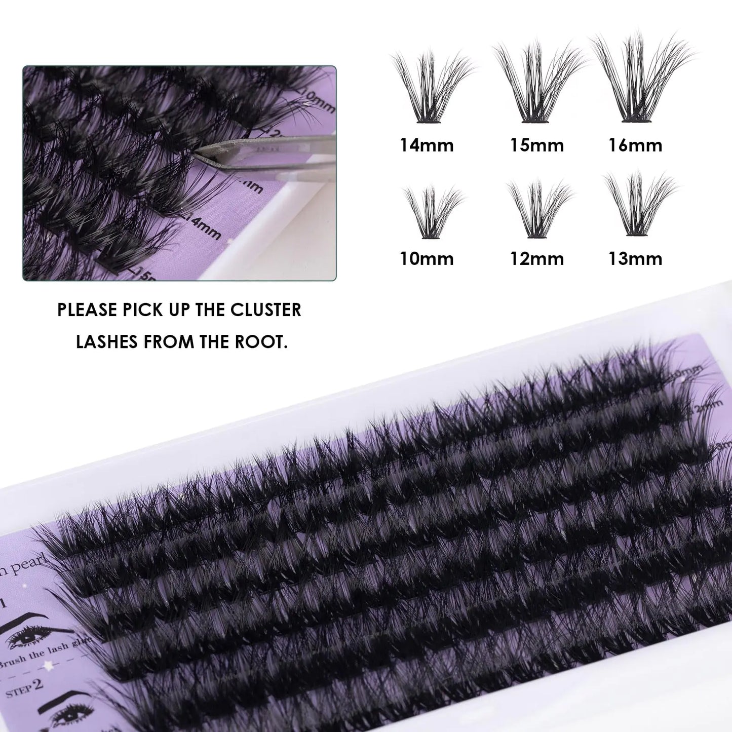 120 PCS DIY Eyelash Extensions