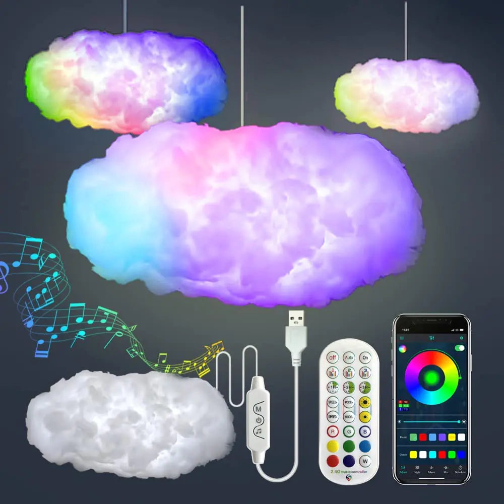 3D Big Cloud Lighting