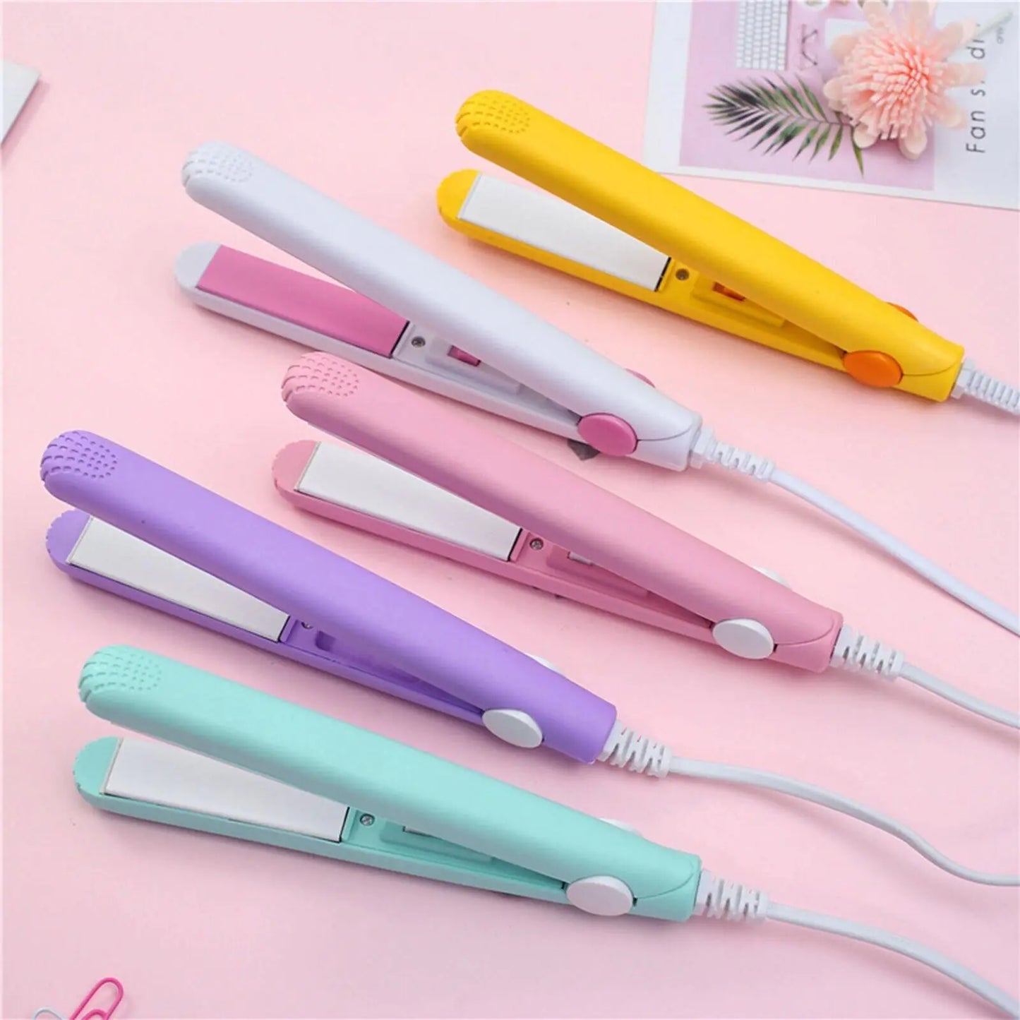 Mini Portable Hair Iron Hair Straightener